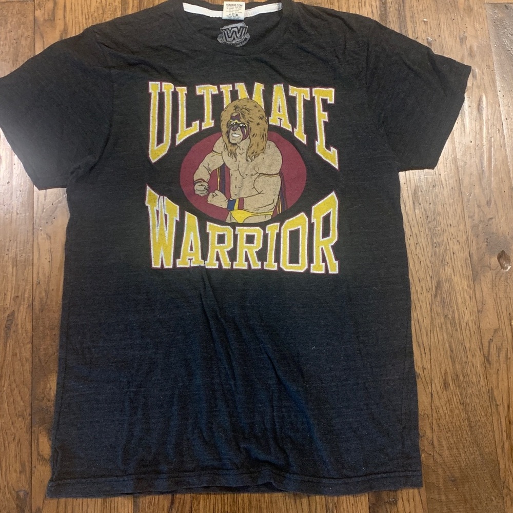 Homage WWE Legends Ultimate Warrior Charcoal T-Shirt L Cleveland Cavs